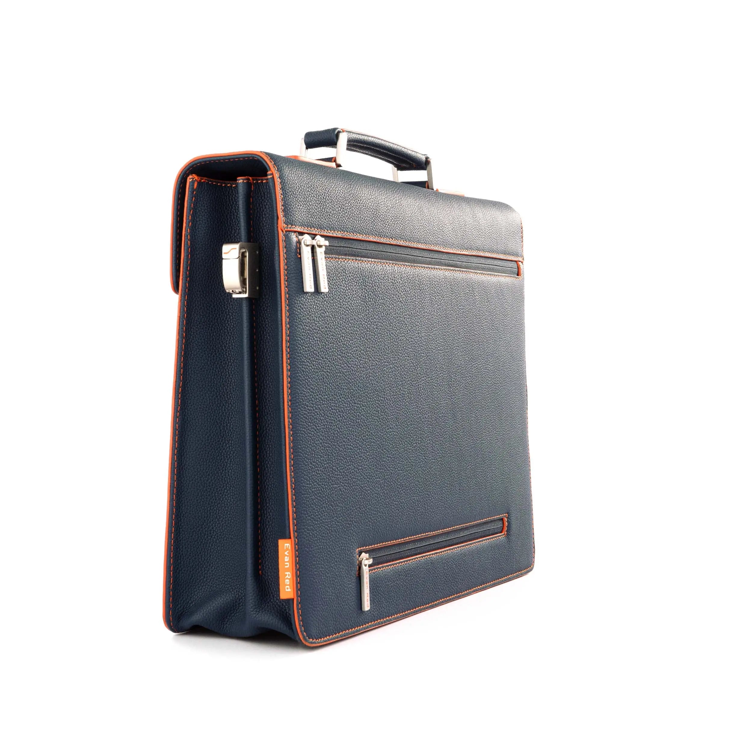 Petrol Blue Evan Red